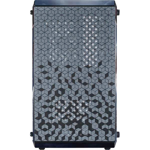 Gothic Moon with Bats and Flowers by Sarah Richter Cooler Master MasterBox Q300L Mini Tower Skin