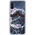 Gothic Moon with Bats and Flowers by Sarah Richter Galaxy A10e Clear Case