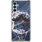 Gothic Moon with Bats and Flowers by Sarah Richter Galaxy A13 5G Clear Case