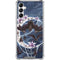 Gothic Moon with Bats and Flowers by Sarah Richter Galaxy A14 5G Clear Case