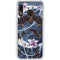 Gothic Moon with Bats and Flowers by Sarah Richter Galaxy A20 Clear Case