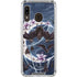 Gothic Moon with Bats and Flowers by Sarah Richter Galaxy A30 Clear Case