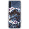 Gothic Moon with Bats and Flowers by Sarah Richter Galaxy A50 Clear Case