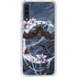 Gothic Moon with Bats and Flowers by Sarah Richter Galaxy A50 Clear Case