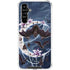 Gothic Moon with Bats and Flowers by Sarah Richter Galaxy A54 5G Clear Case