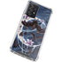 Gothic Moon with Bats and Flowers by Sarah Richter Galaxy A72 5G Clear Case