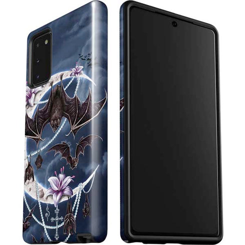Gothic Moon with Bats and Flowers by Sarah Richter Galaxy Note20 5G Pro Case