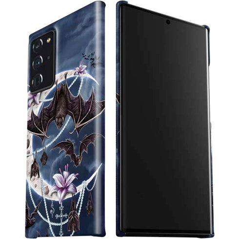 Gothic Moon with Bats and Flowers by Sarah Richter Galaxy Note20 Ultra 5G Lite Case