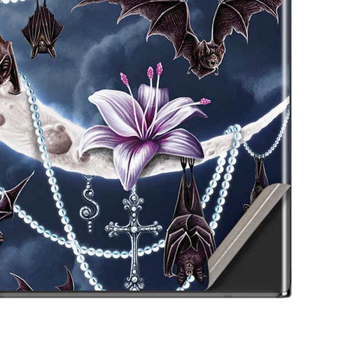 Gothic Moon with Bats and Flowers by Sarah Richter Galaxy Note20 Ultra 5G Skin