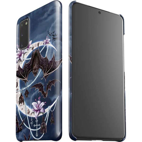 Gothic Moon with Bats and Flowers by Sarah Richter Galaxy S20 Lite Case