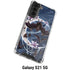 Gothic Moon with Bats and Flowers by Sarah Richter Galaxy S21 5G Clear Case