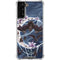 Gothic Moon with Bats and Flowers by Sarah Richter Galaxy S21 FE Clear Case