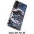Gothic Moon with Bats and Flowers by Sarah Richter Galaxy S21 Plus 5G Clear Case
