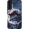 Gothic Moon with Bats and Flowers by Sarah Richter Galaxy S22 Plus Pro Case
