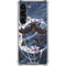 Gothic Moon with Bats and Flowers by Sarah Richter Galaxy S23 Clear Case