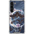 Gothic Moon with Bats and Flowers by Sarah Richter Galaxy S23 Clear Case