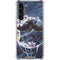 Gothic Moon with Bats and Flowers by Sarah Richter Galaxy S23 Plus Clear Case