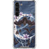 Gothic Moon with Bats and Flowers by Sarah Richter Galaxy S23 Plus Clear Case