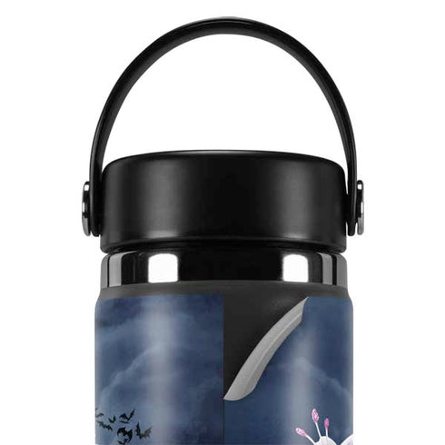 Gothic Moon with Bats and Flowers by Sarah Richter Hydro Flask 20oz Wide Mouth Skin