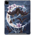 Gothic Moon with Bats and Flowers by Sarah Richter iPad Pro 12.9in (2020) Clear Case