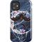 Gothic Moon with Bats and Flowers by Sarah Richter iPhone 11 Impact Case