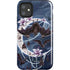 Gothic Moon with Bats and Flowers by Sarah Richter iPhone 11 Impact Case