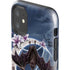 Gothic Moon with Bats and Flowers by Sarah Richter iPhone 11 Impact Case