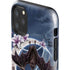 Gothic Moon with Bats and Flowers by Sarah Richter iPhone 11 Pro Max Impact Case