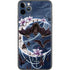 Gothic Moon with Bats and Flowers by Sarah Richter iPhone 11 Pro Max Skin