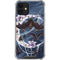 Gothic Moon with Bats and Flowers by Sarah Richter iPhone 12 Clear Case