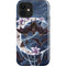 Gothic Moon with Bats and Flowers by Sarah Richter iPhone 12 Impact Case