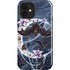 Gothic Moon with Bats and Flowers by Sarah Richter iPhone 12 Impact Case