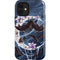 Gothic Moon with Bats and Flowers by Sarah Richter iPhone 12 Mini Impact Case