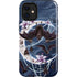 Gothic Moon with Bats and Flowers by Sarah Richter iPhone 12 Mini Impact Case