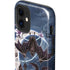 Gothic Moon with Bats and Flowers by Sarah Richter iPhone 12 Mini Impact Case
