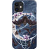 Gothic Moon with Bats and Flowers by Sarah Richter iPhone 12 Mini Lite Case