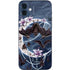 Gothic Moon with Bats and Flowers by Sarah Richter iPhone 12 Mini Skin