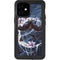 Gothic Moon with Bats and Flowers by Sarah Richter iPhone 12 Mini Waterproof Case
