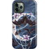 Gothic Moon with Bats and Flowers by Sarah Richter iPhone 12 Pro Impact Case