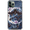 Gothic Moon with Bats and Flowers by Sarah Richter iPhone 12 Pro Max Clear Case