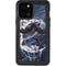 Gothic Moon with Bats and Flowers by Sarah Richter iPhone 12 Pro Max Waterproof Case