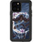 Gothic Moon with Bats and Flowers by Sarah Richter iPhone 12 Pro Waterproof Case