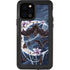 Gothic Moon with Bats and Flowers by Sarah Richter iPhone 12 Pro Waterproof Case