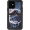 Gothic Moon with Bats and Flowers by Sarah Richter iPhone 12 Waterproof Case