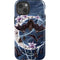 Gothic Moon with Bats and Flowers by Sarah Richter iPhone 14 Impact Case
