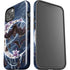 Gothic Moon with Bats and Flowers by Sarah Richter iPhone 14 Impact Case