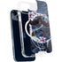 Gothic Moon with Bats and Flowers by Sarah Richter iPhone 14 MagSafe Case