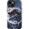 Gothic Moon with Bats and Flowers by Sarah Richter iPhone 14 Plus Impact Case