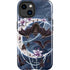 Gothic Moon with Bats and Flowers by Sarah Richter iPhone 14 Plus Impact Case