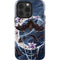 Gothic Moon with Bats and Flowers by Sarah Richter iPhone 14 Pro Impact Case